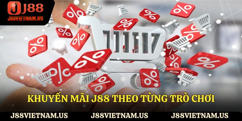 Khuyến mãi J88 theo từng trò chơi